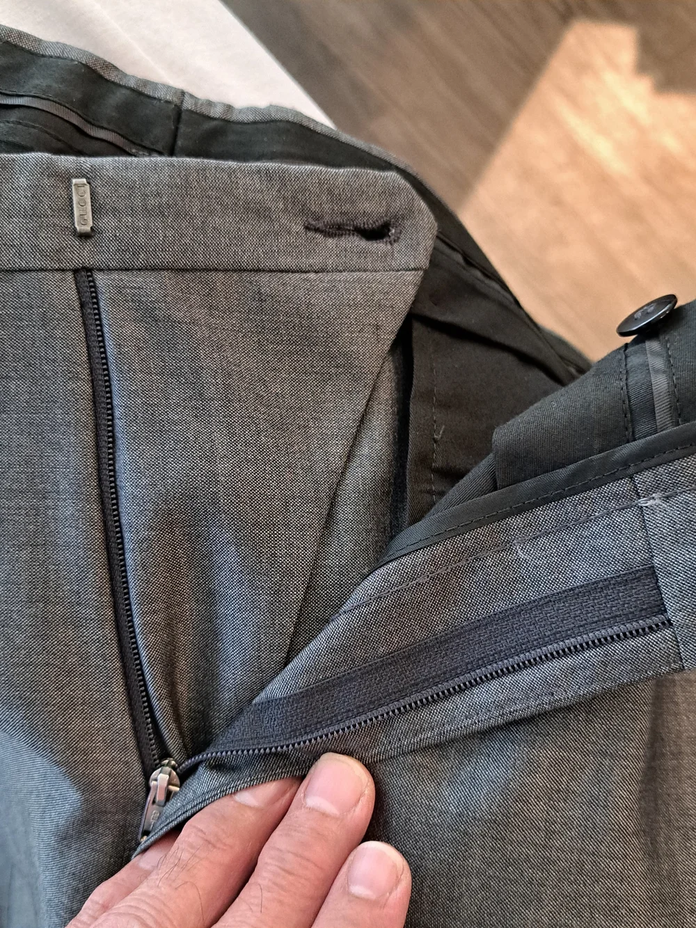 Gucci Men's Gray Dress Pants